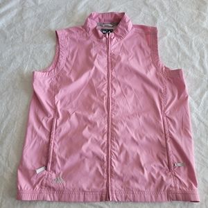 Adidas Women's ClimaProof Wind Vest Size M Pink